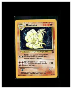 2000 Pokemon TCG Ninetales 13/130 Holo Unlimited Holo Rare Base Set 2 - Image 1