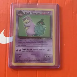 Pokemon TCG Dark Slowbro 29/82 Rare Team Rocket Non Holo WOTC vintage - Image 1