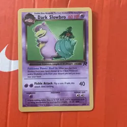 Pokemon TCG Dark Slowbro 29/82 Rare Team Rocket Non Holo WOTC vintage - Image 3
