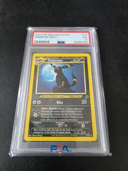 PSA 5 Umbreon #13 Holo 2001 Pokemon Neo Discovery - Image 1