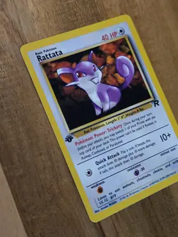 Rattata 1st Edition - NEAR MINT - Team Rocket 66/82 - Pokemon TCG WOTC 2000 - Image 3