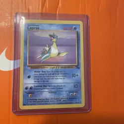 Pokemon TCG Lapras 25/62 Fossil Set Non-Holo Rare, Vintage WOTC - Image 1