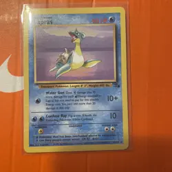 Pokemon TCG Lapras 25/62 Fossil Set Non-Holo Rare, Vintage WOTC - Image 3