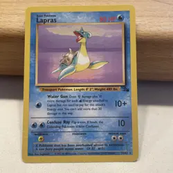 Pokemon TCG Lapras 25/62 Fossil Set Non-Holo Rare, Vintage WOTC - Image 5
