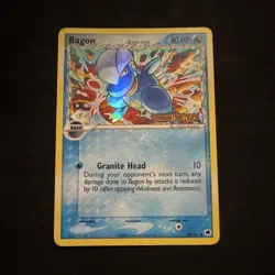 Pokemon Bagon 43/101 Dragon Frontiers Delta Species 40HP 2006 Reverse Holo - Image 2