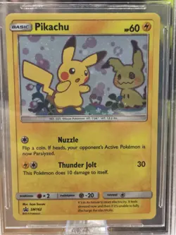 Pokemon Sun & Moon Black Star Promo Pikachu SM162 MINT BGS BECKETT 9 Free Ship! - Image 2