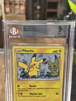 Pokemon Sun & Moon Black Star Promo Pikachu SM162 MINT BGS BECKETT 9 Free Ship! - Image 3