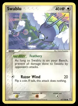 Pokemon Swablu Emerald #67/106 - Image 1