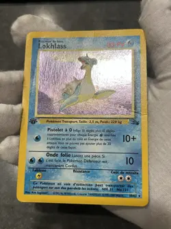 Lapras (Lokhlass) 10/62 1st Edition Holo Rare French Pokemon Fossil Set WOTC DMG - Image 5