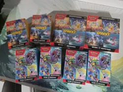 Pokemon Booster Bundle Sealed Lot of 8 (Surging Sparks & Journey Together) - Image 1
