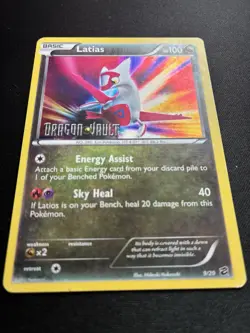 Pokemon: Latias Stamped Promo 9/20 Dragon Vault Holo - Image 2