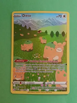 Pokemon Sword & Shield Crown Zenith Ditto GG22/GG70 Galarian Gallery - Image 1