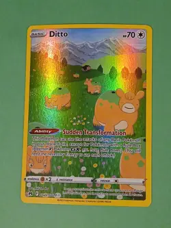 Pokemon Sword & Shield Crown Zenith Ditto GG22/GG70 Galarian Gallery - Image 2