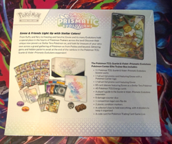 Scarlet & Voilet Prismatic Evolutions -Elite Training Box-Sealed-Pokemon Center - Image 4