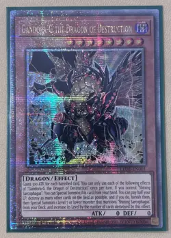 Gandora-G the Dragon of Destruction LEDE-EN001 Quarter Century Secret Rare 1st - Image 1
