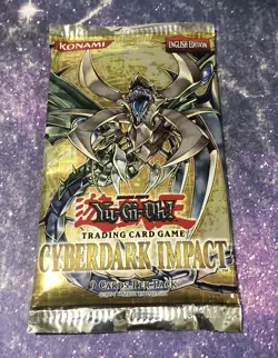 Konami Yu-Gi-Oh! Cyberdark Impact Booster Pack English Edition NEW - Image 1