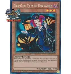 Yugioh! 1x Tour Guide From the Underworld RA01-EN005 Collector's Rare 1st Ed NM - Image 1