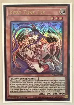 Yugioh! 1x Kewl Tune Cue PHRE-EN034 Ultra Rare 1st Ed NM - Image 1