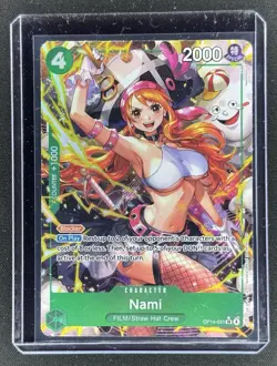 Nami Alt Art OP14-031 SR One Piece The Azure Sea's Seven NM ENGLISH - Image 3