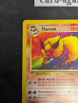 Pokemon TCG Flareon Non-Holo Rare Card 19/64 Jungle Unlimited, LP Condition - Image 3