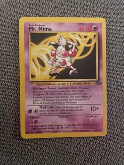 Pokemon TCG Mr. Mime Card 22/64 Jungle Regular Non-Holo - Image 1