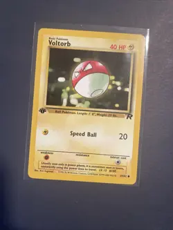 Voltorb 69/82 1st Edition Team Rocket - NM Pokemon Card - Image 1