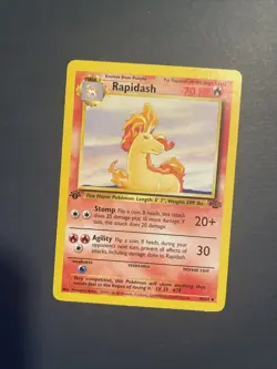 RAPIDASH Pokemon Card - WOTC - 1st Edition - Jungle - 44/64 - NM (A) - Image 1