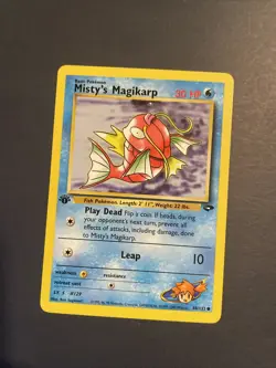 NM Misty's Magikarp 1st Edition 88/132 Reg. Gym Challenge (G2) Pokemon Card - Image 1