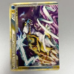 Raikou & Suicune Legend (Top) 92/95 Unleashed Holo Pokemon Card TCG - Image 3