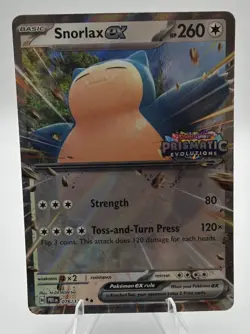 Snorlax ex (Prismatic Evolution Stamped) 076/131 Miscellaneous Cards & Products - Image 1