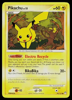 Pokemon Card - Pikachu Mysterious Treasures 94/123 Common - Image 1