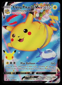 Pokemon Card - Flying Pikachu VMAX Celebrations 007/025 Ultra Rare - Image 1