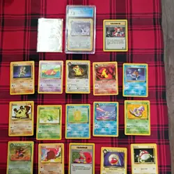 Pokemon Team Rocket CGC 7.5 Dark Dragonair, 18 Card Lot, Wizards, Trainer, 2000 - Image 1