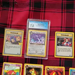 Pokemon Team Rocket CGC 7.5 Dark Dragonair, 18 Card Lot, Wizards, Trainer, 2000 - Image 2