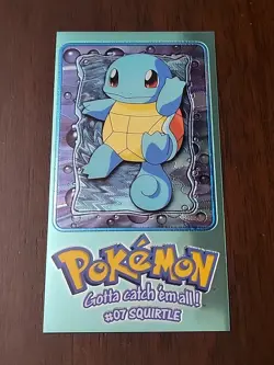 NM/LP! Pokemon TOPPS Series 1 Complete Jumbo Card Set 5/5 Tin Topper Chrome - Image 5