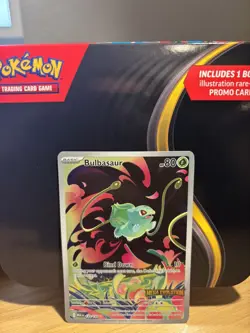 Bulbasaur 133/132 Stamped Mega Evolution Promo Pokemon Card - Image 1