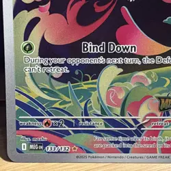 Bulbasaur 133/132 Stamped Mega Evolution Promo Pokemon Card - Image 3