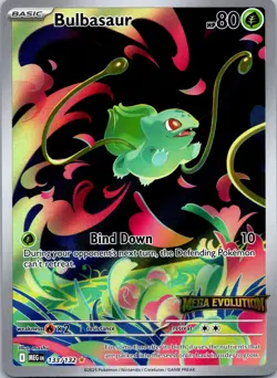 Bulbasaur - (Mega Evolution Stamped) Illustration Rare Miscellaneous Cards & Pro - Image 1