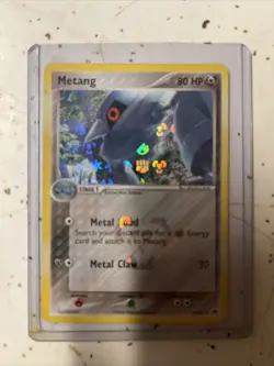 Pokemon TCG Card 2004 Hidden Legends Metang 21/101 Reverse Holo MT - Image 1