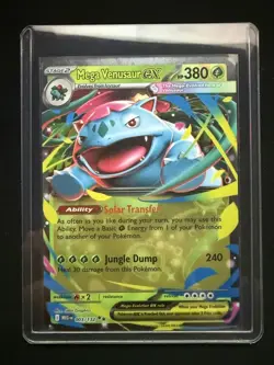Mega Venusaur ex 003/132 Mega Evolution Holo NM/M PSA Contender Pokemon Card - Image 5