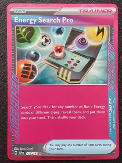 Energy Search Pro 176/191 Holo Ace Spec Pokemon Card Surging Sparks NEAR MINT - Image 1