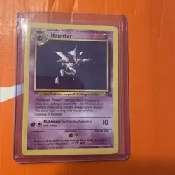 Pokemon TCG Haunter 21/62,Rare non holo Card fossil set WOTC vintage - Image 1