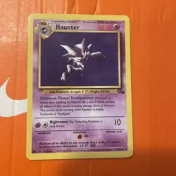 Pokemon TCG Haunter 21/62,Rare non holo Card fossil set WOTC vintage - Image 3