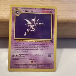 Pokemon TCG Haunter 21/62,Rare non holo Card fossil set WOTC vintage - Image 5