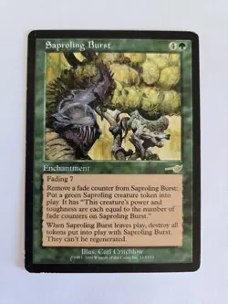 Saproling Burst / Nemesis *NM LP Light Play* (English Magic the Gathering MTG) - Image 1