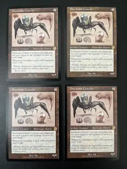 MTG- Psychosis Crawler x4 - Brother's War Retro Schematic - Image 1