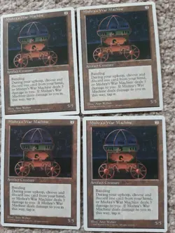 MTG 4 x Mishra's War machine - 4th edition - NM - Image 1
