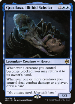 Grazilaxx, Illithid Scholar - X4 - AFR - R60 - 4RCards - Image 1