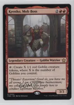 Krenko Mob Boss Magic: Foundations FDN #0204 - Image 1