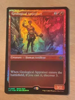 Magic MTG Geological Appraiser Foil Promo Pack Lost Caverns of Ixalan LP - Image 1